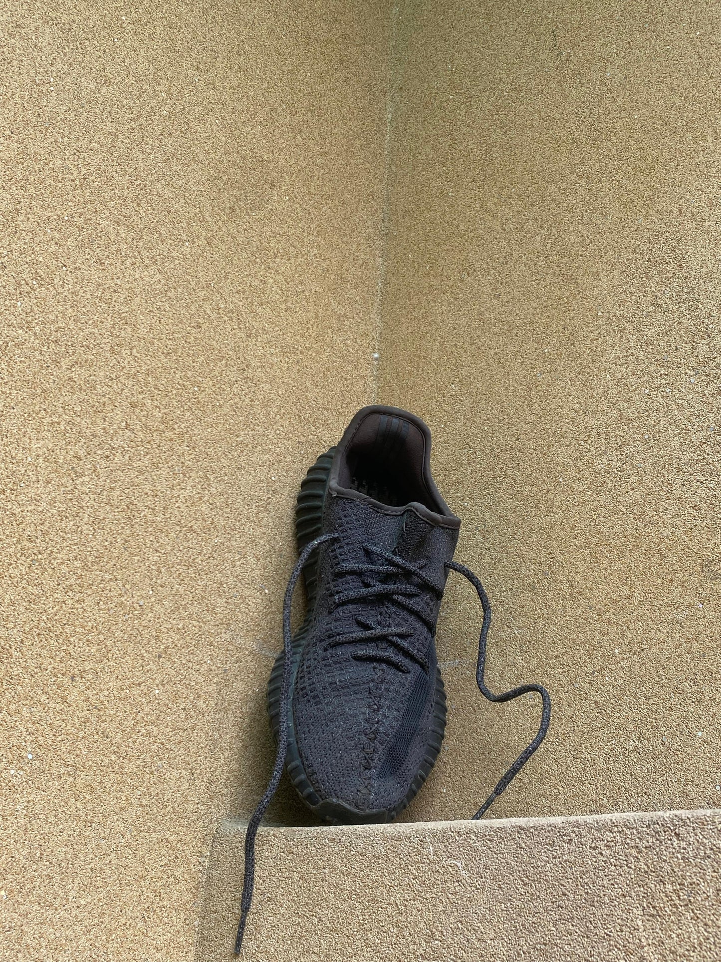 ADIDAS 350 BOOST BLACK GLOW β‘