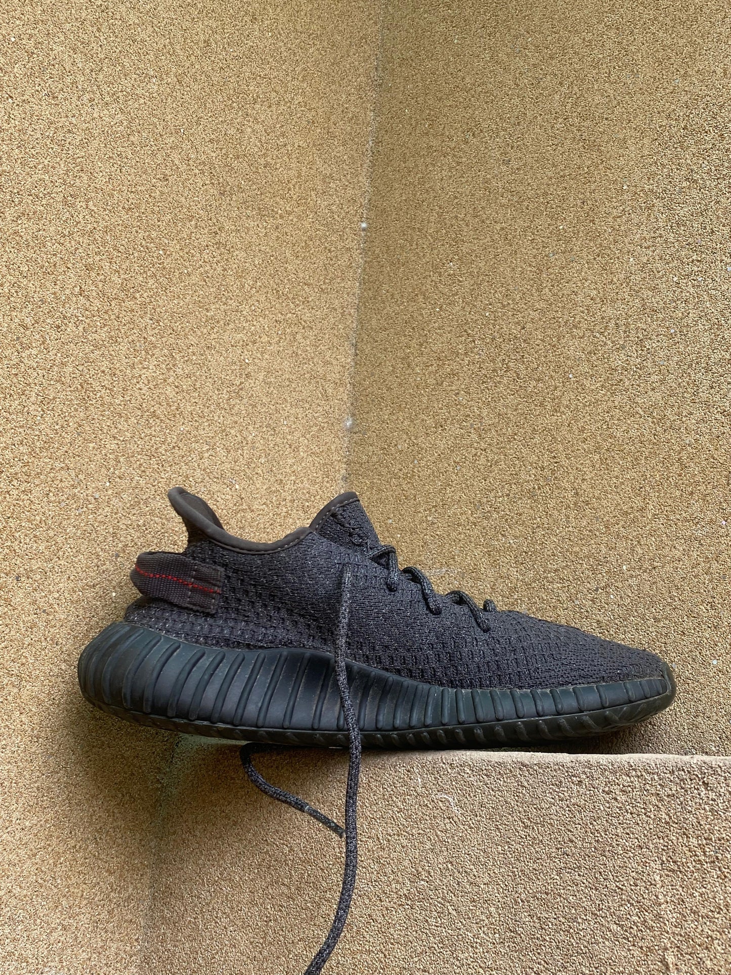 ADIDAS 350 BOOST BLACK GLOW β‘