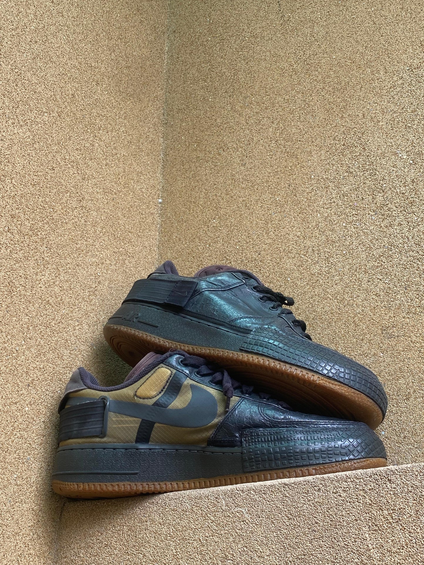 NIKE AF1 BLACK GUM π· PK 9