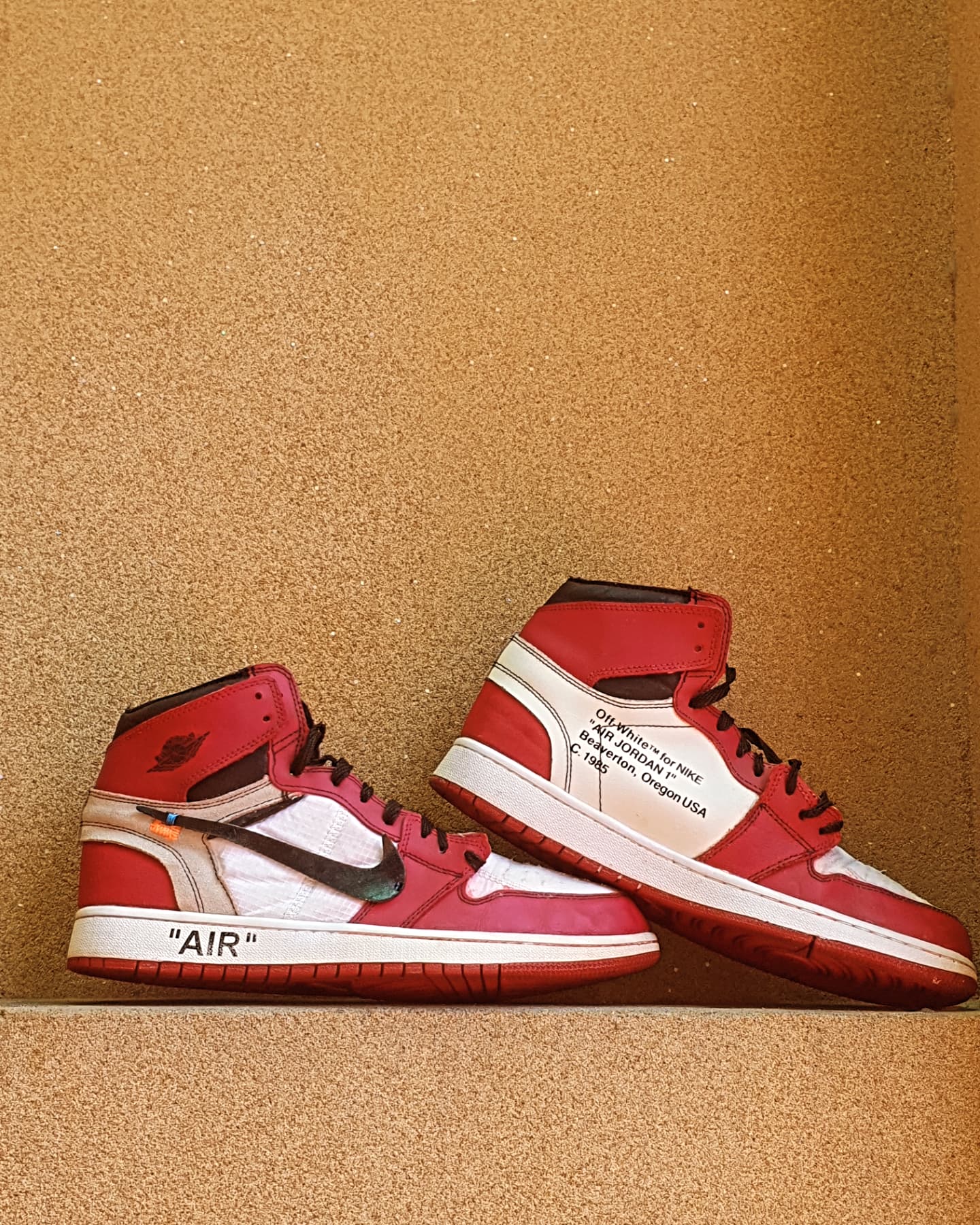 ๏ปฟNIKE AIR JORDAN 1 RETRO HIGH OFF WHITE CHICAGO ๐จ PK 10 11
