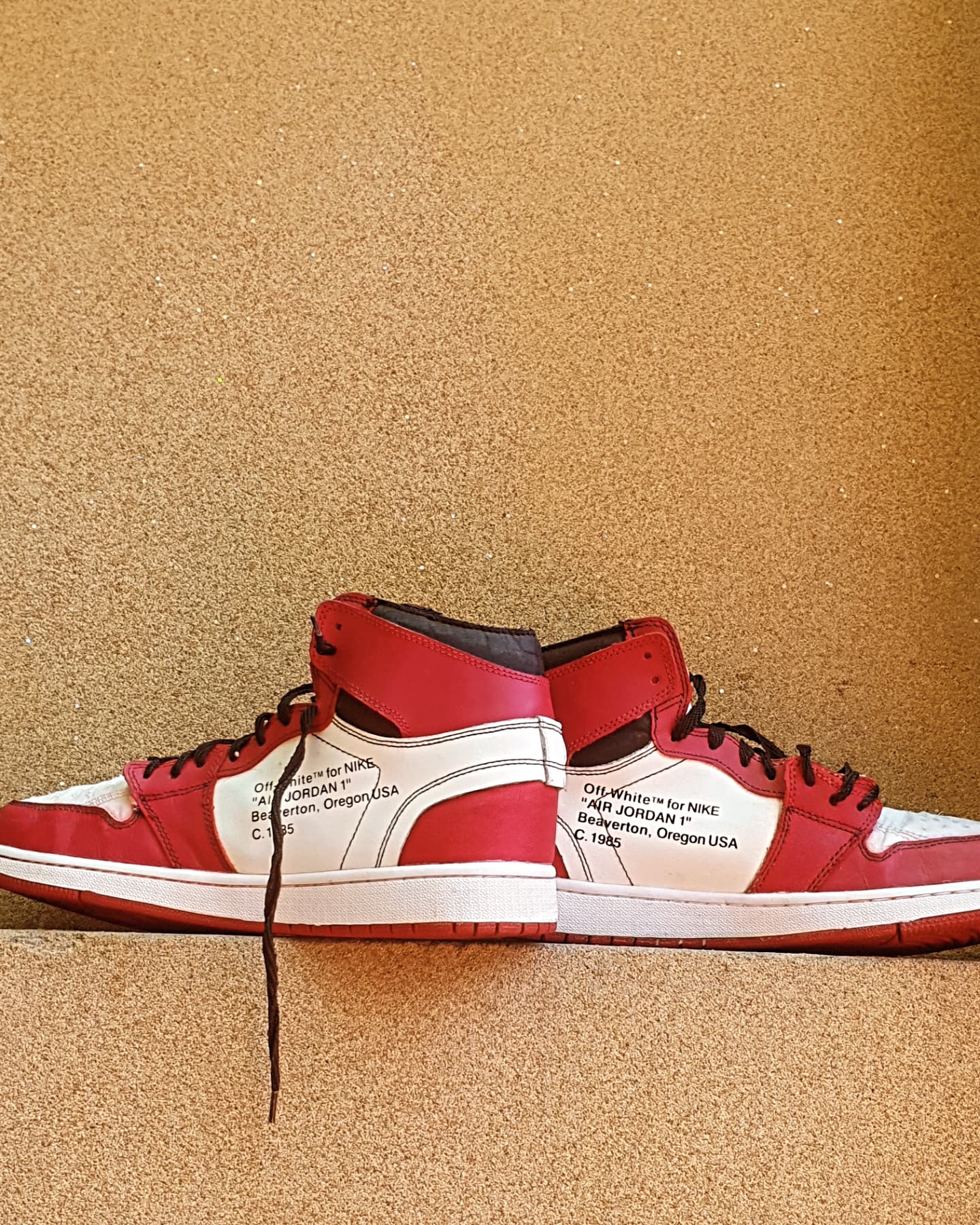 ๏ปฟNIKE AIR JORDAN 1 RETRO HIGH OFF WHITE CHICAGO ๐จ PK 10 11