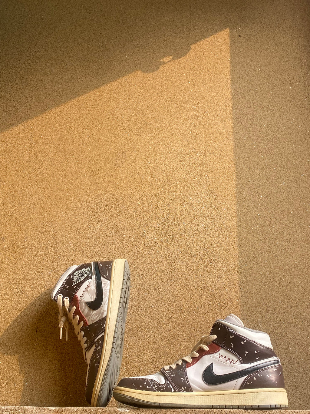 NIKE AIR JORDAN 1 MID CUSTOM ART🕷️