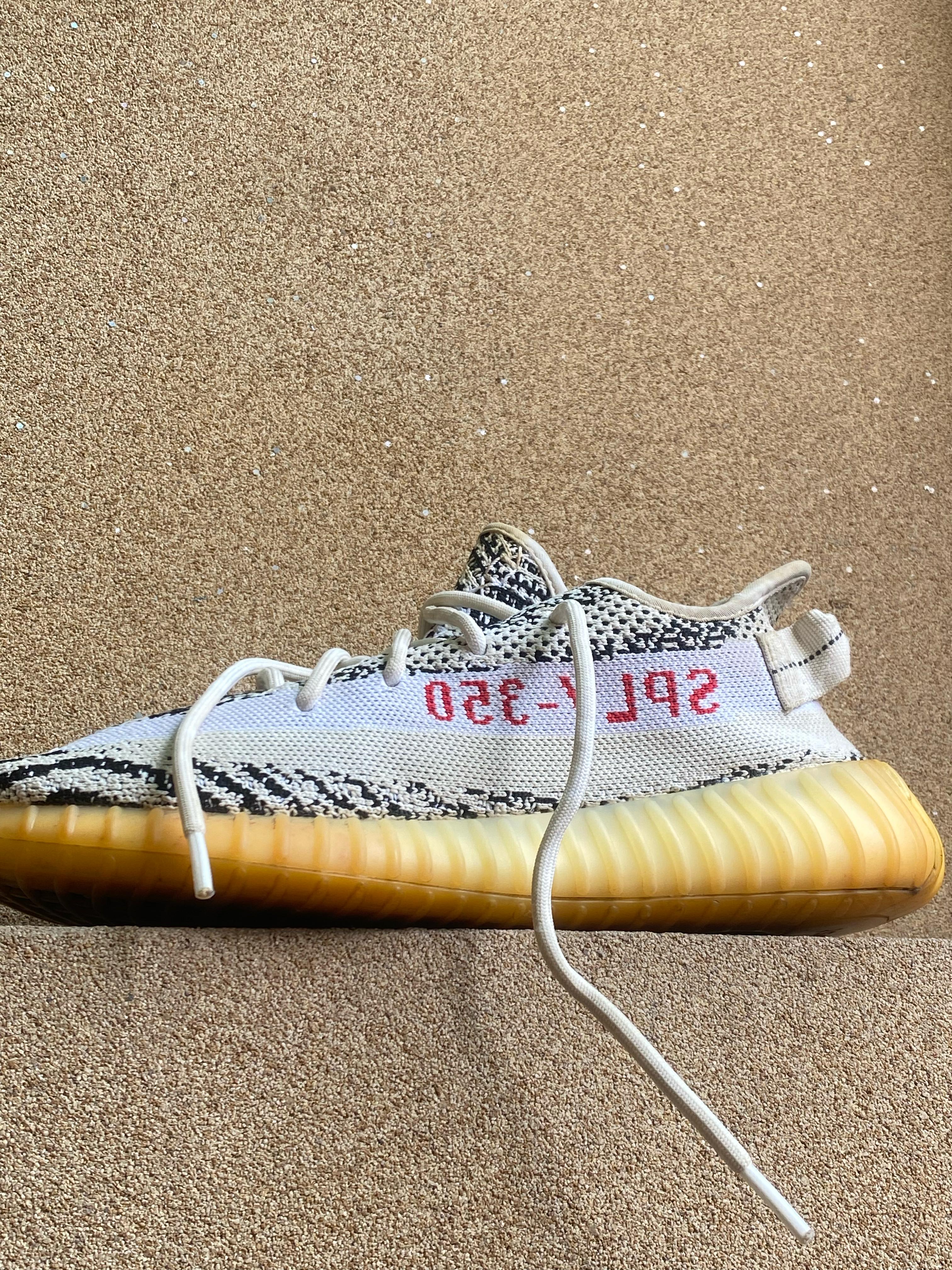 ADIDAS 350 BOOST LOW ZEBRA