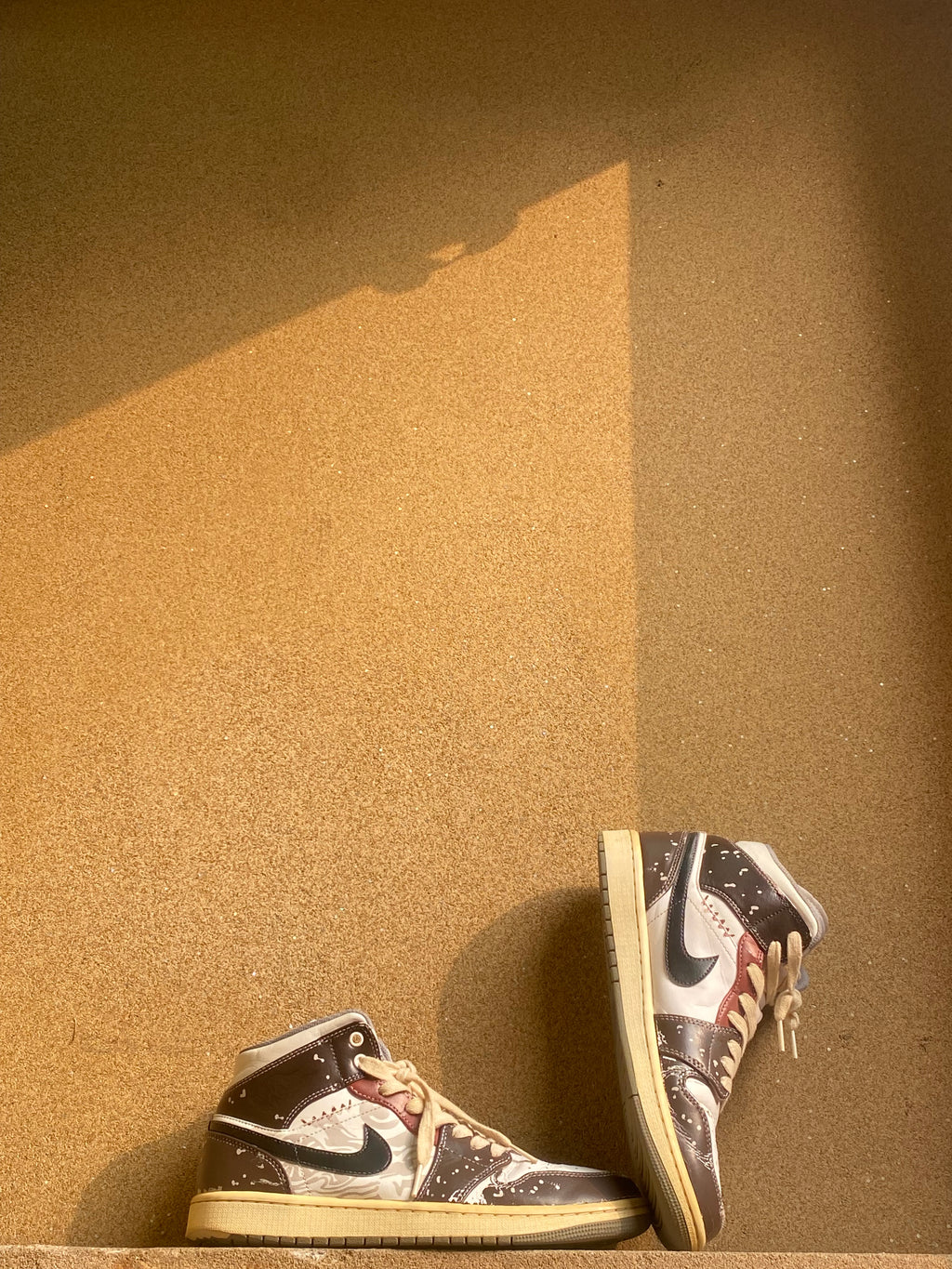 NIKE AIR JORDAN 1 MID CUSTOM ART🕷️