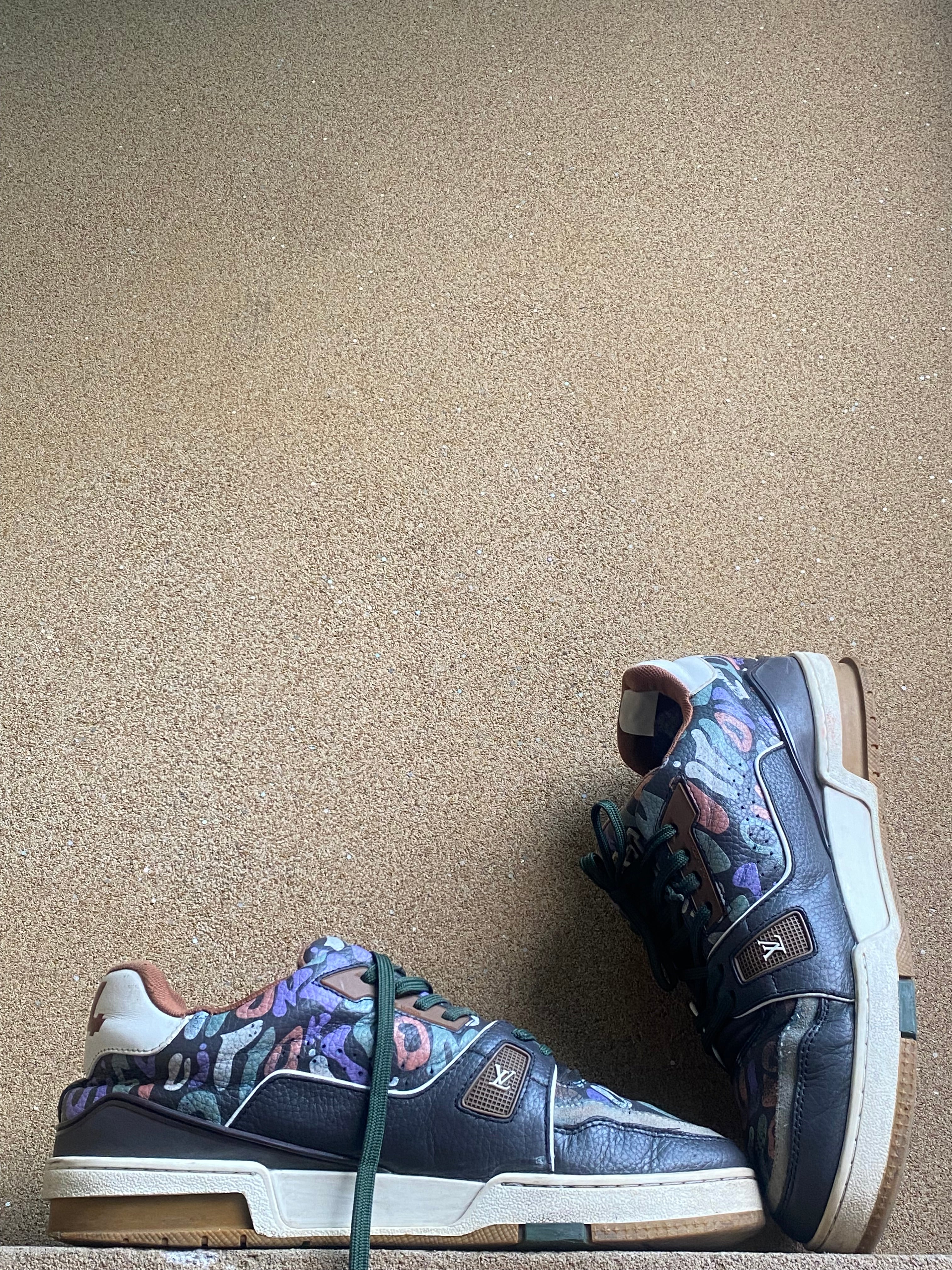 LOUIS VUITTON TRAINER KHAKHI CAMO💎