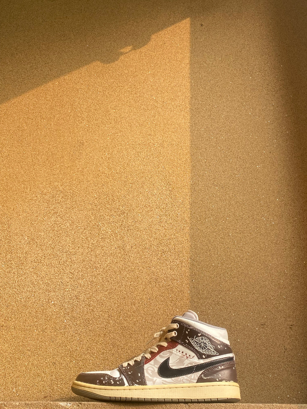 NIKE AIR JORDAN 1 MID CUSTOM ART🕷️