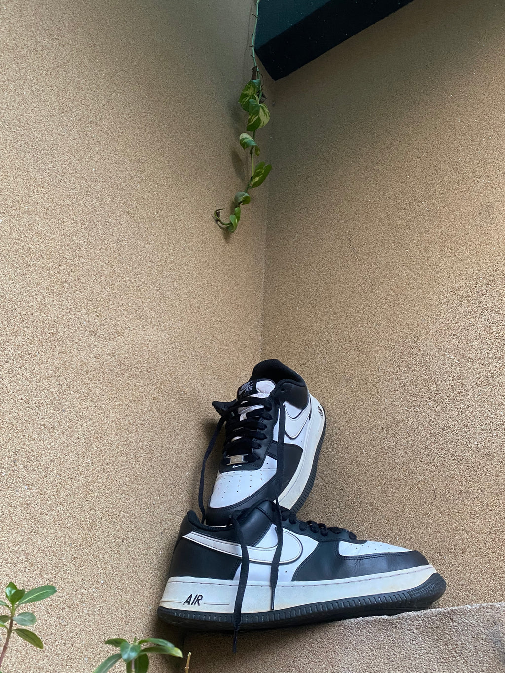 NIKE AIR FORCE 1 BLACK / WHITE 🥶