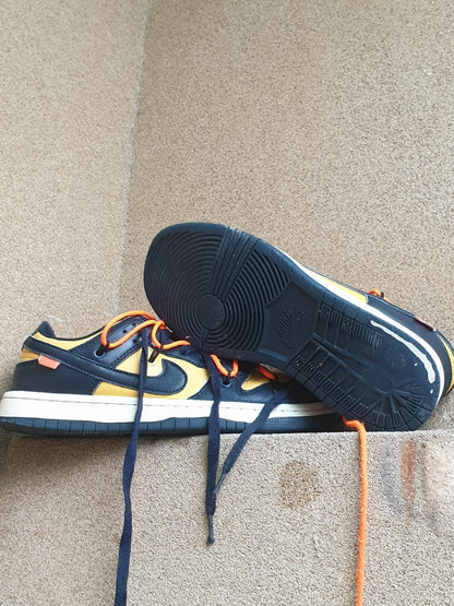 NIKE DUNK LOW X OFF WHITE UNIVERSITY GOLD