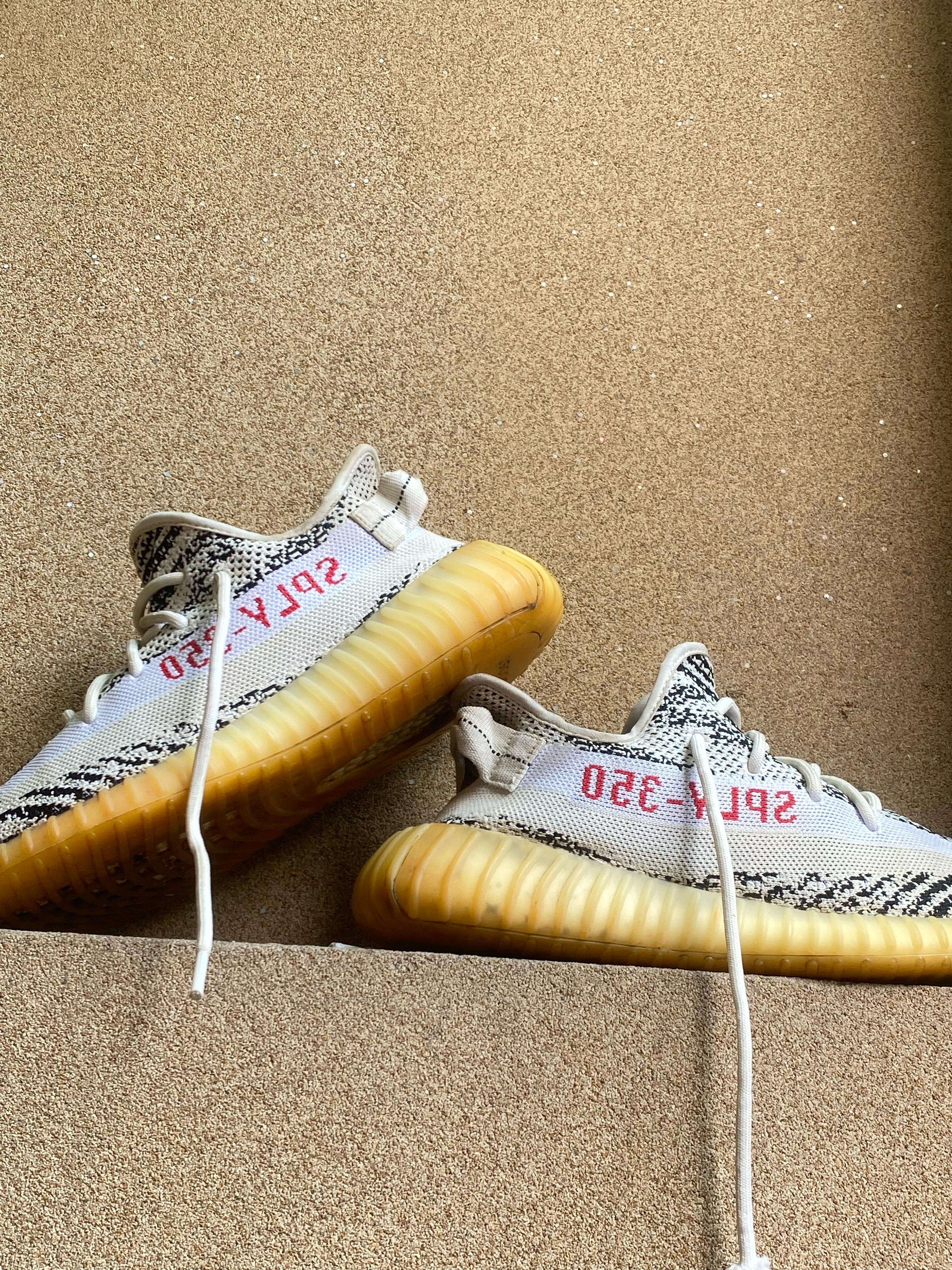 ADIDAS 350 BOOST LOW ZEBRA