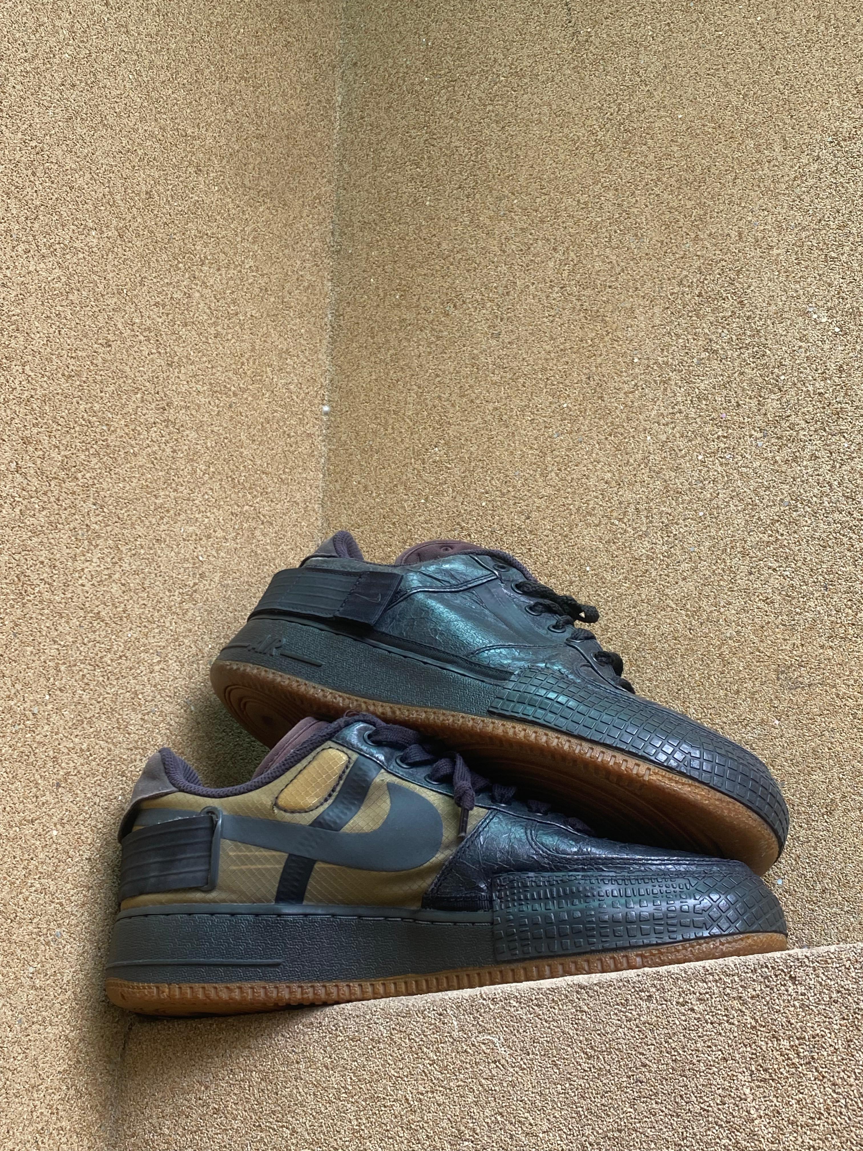 NIKE AF1 BLACK GUM 🕷