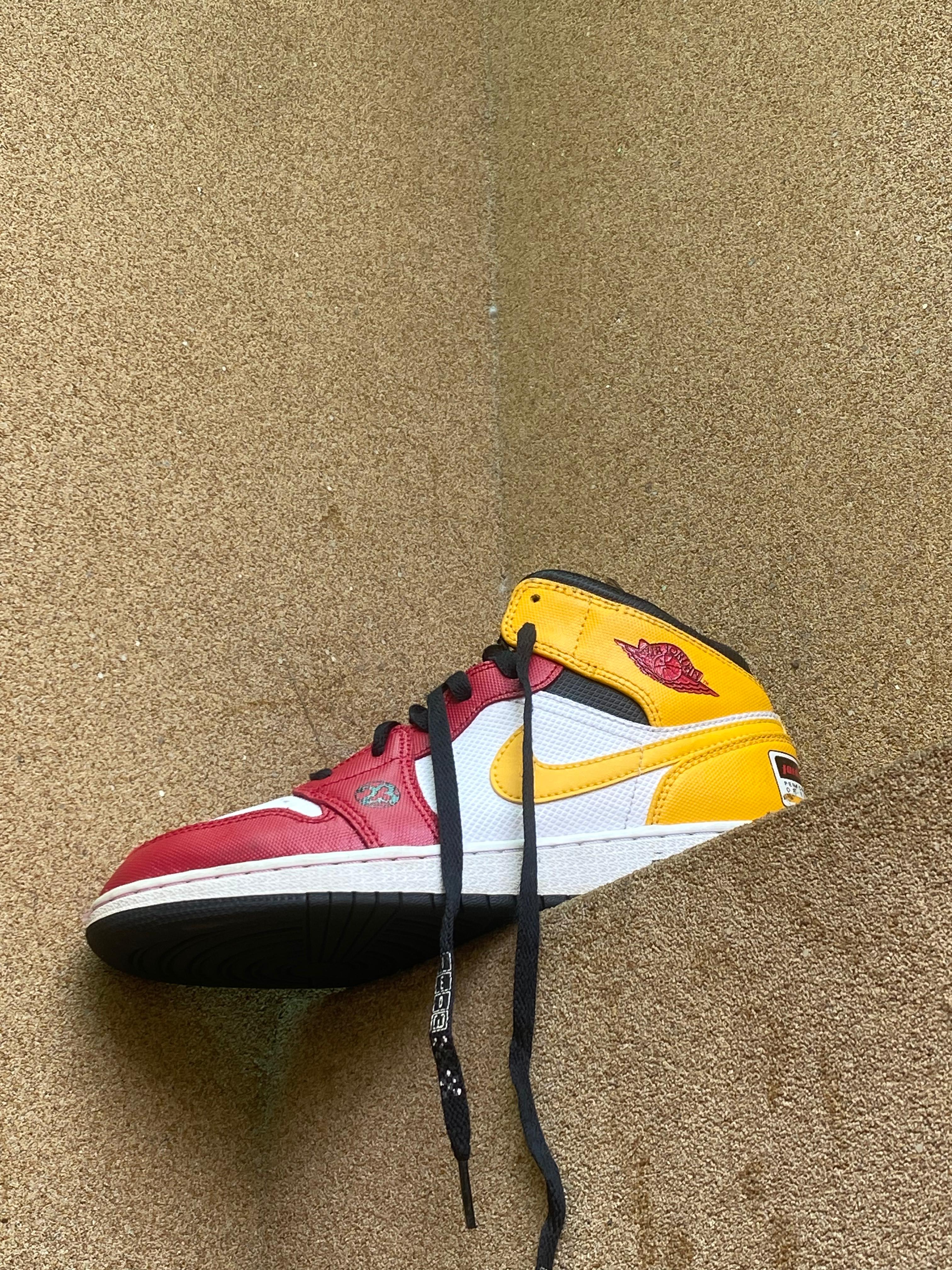 AIR JORDAN 1 MID SE GS MOTORSPORTS 🏁 K 7